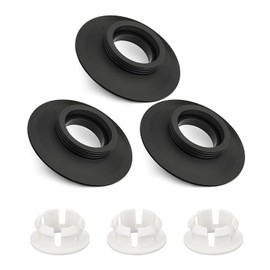 Flush Valve Seal Compatible with Ideal Standard Toilet Cistern, 3Pcs Toilet Flush Valve Seal & Clip Toilet Cistern Flush Parts Toilet Flush System Replacement for Home Office