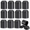 JUXYES 12 Pack Tea Tins Canister with Airtight Double Lids,