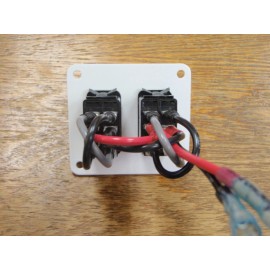 RNR WHITE TRIMTAB TRIM SWITCH FITS ELECTRIC LENCO TABS PSC21WH ROCKER SWITCH TRIM