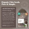 Navitas Naturals Orgnica Raw Chia semillas, bolsas de 1 libra
