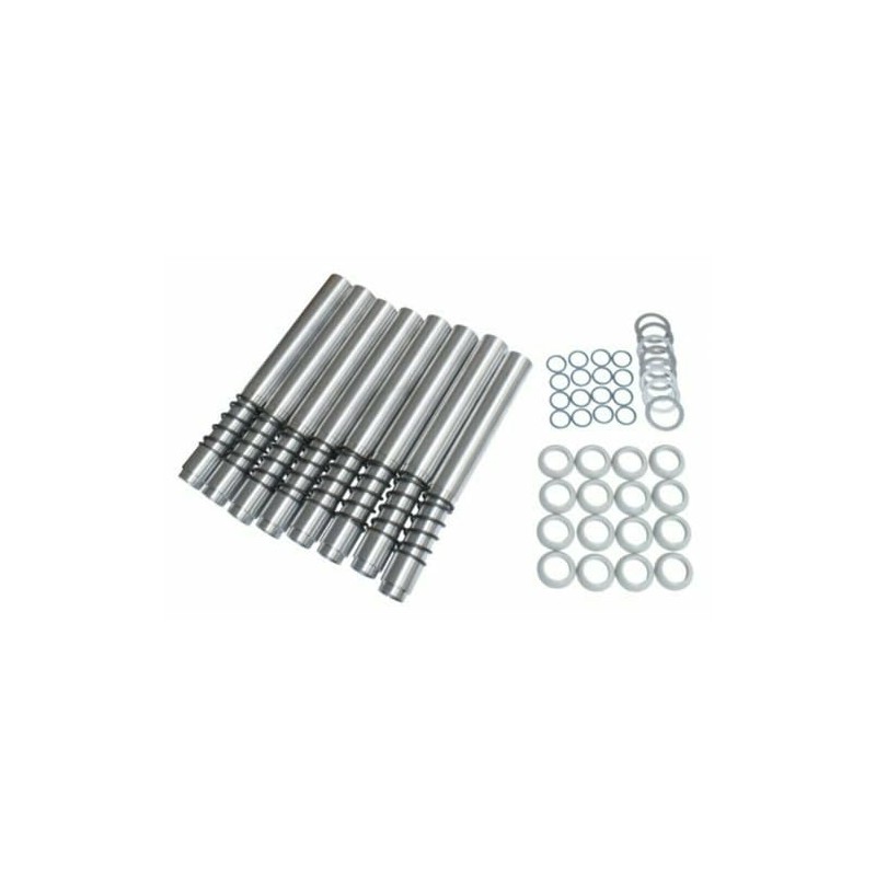 Leak Proof Pushrod Tubes, Silver