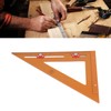 Rafter Square Multi Functional Drilling Positioning Triangle Ruler Carpenter Measuring
