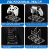 AHANDMAKER Universal Controller Holder, Transparent Acrylic Game Controller Display Stand,
