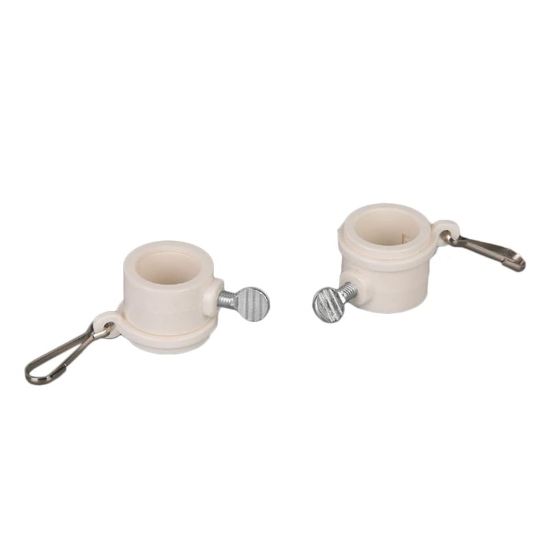 TopHomer Flagpole mounting ring clip, 2 pieces 1 inch rotating