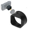 Square Metal Lens Hood for X100VI (Black)