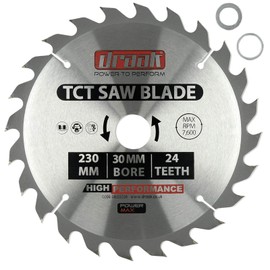 Draak TCT Circular Saw Blade Wood Cutter 230 x 30 x 24 Teeth Carbide for Wood Cutting Woodworking