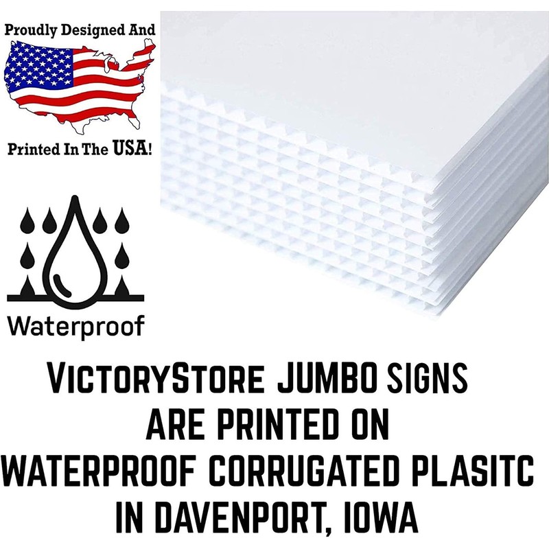 10-Pack Custom Window Cleaning Yard Sign - Two Sided Print