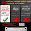 EooCoo Hard Case Compatible with MacBook Air 13 inch M1