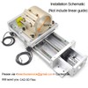 80mm CNC Spindle Motor Clamp Mount Bracket with Gantry Plat