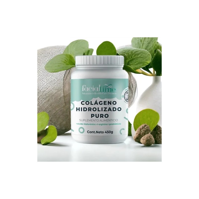 Jabn De Colgeno Colgeno Biotina 450gr Facial Time Sin Sabor