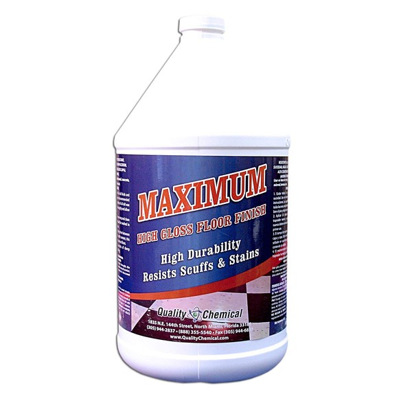Maximum High Solids Commercial Wax and High Shine Floor Finish-1 gallon (128 oz.)