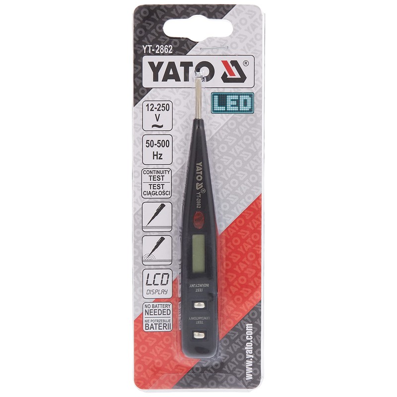 Digital Voltage Tester 12250 V LCD