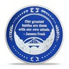 2 Year Sober AA Medallion - Two Years Inspirational Sobriety