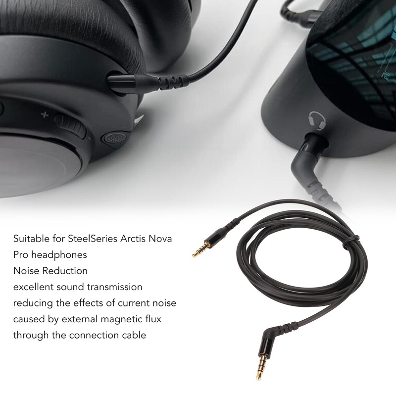 3.5mm Headphone Cable 4.9ft Replacement Headphone Sound Cable for SteelSeries
