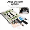 Zewurtuw Initial Letter Drawstring Backpack String Sports Gym Bags Waterproof