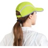 Connectile Folding Mesh Sports Cap, Reflective, Striped, Breathable, Runner Cap,