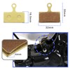 Create idea 4 Pairs Bicycle Disc Brake Pads Compatible with