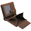 Fa.Volmer® Men's Genuine Leather Wallet with RFID Protection Brown