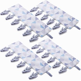 Set of 4, BetterJonny Portable Hanger for Travel, Clothespins, Travel, Laundry Goods, Folding Portable Hanger, Hat Hanger, 24 Pinch Storage, Pinch Hanger, Travel, Hospital Goods, Foldable, Space