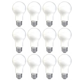 (12 Bulbs) GE 99183 LED A19 Classic Shape, Daylight, 40 watt Equivalent LED Light Bulb