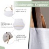 Maison d' Hermine Apron 100% Cotton 1 Piece Adjustable Neck