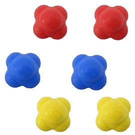 Lyfengdeam6 PCS Rubber Reaction Bounce Balls for Hand-Eye Coordination，Agility & Speed Reflex Training，Exercise for All Ages