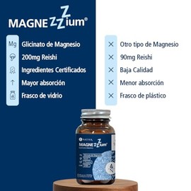 Nativa 5 Magnezzzium glicinato de magnesio con reishi para dormir vegano