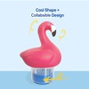 Floating Flamingo Shape Chlorine Dispenser for Pools Fits 3" Tablets