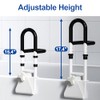 Adjustable Bathtub Safety Rail with Double Grip, 14–18 Inch Height
