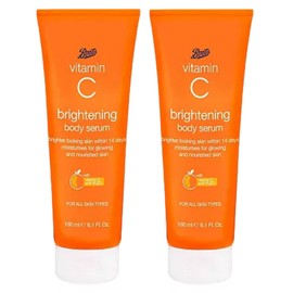 Boots - Vitamin C Brightening Body Serum | For All Skin Types | 180ml [TWIN PACK]