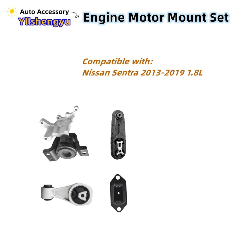4Pcs Engine Motor Mount Set Fits for Nissan Sentra 2013