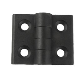 Black Plastic Reinforced Countersunk Hole Bearing Hinge
