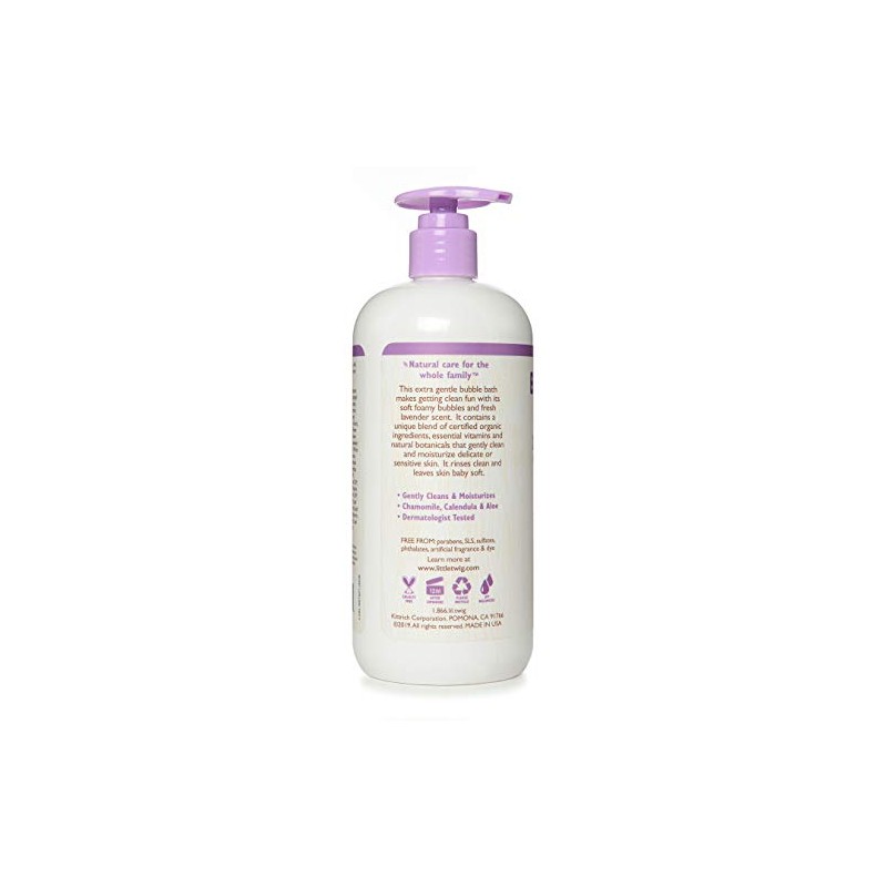 Little Twig All Natural Bubble Bath, Lavender, 17 Fluid Oz