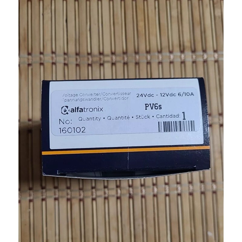 Alfatronix PV6s PowerVerter 24 - 12VDC 6/10 Amp Converter. Made