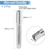 sourcing map 2pcs Straight Flute Thread Tap, 1/4-18 NPS Screw