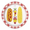 Classic BBQ Round Dinner Plates - 9" (Pack of 8)