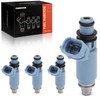 A-Premium 12 Holes Set of 4 Fuel Injectors Compatible with