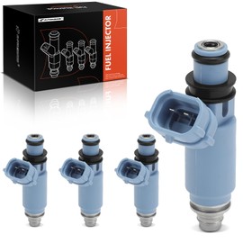 A-Premium 12 Holes Set of 4 Fuel Injectors Compatible with Subaru Impreza 2002-2005 & Saab 9-2X 2005, 2.0L, Gas, DOHC