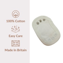 Baby Bodysuit Extenders 3 Pack, Baby Grow and Vest Extenders, 3 Poppers