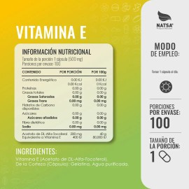 Vitamina 400 100 Cápsulas