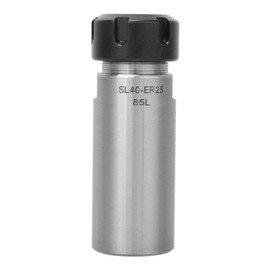 ER25 Collet Chuck CNC Extension Bar Side Mounted Straight Shank Lathe Collet Chuck Tool Holder SL40-ER25-85L