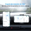 PUNKZZ Soporte Porta Celular Teléfono Para Auto Giratorio De 360º