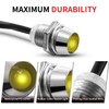 Senpinkboo 10PCS Car Boat LED Indicator Light 12V 8mm Pilot