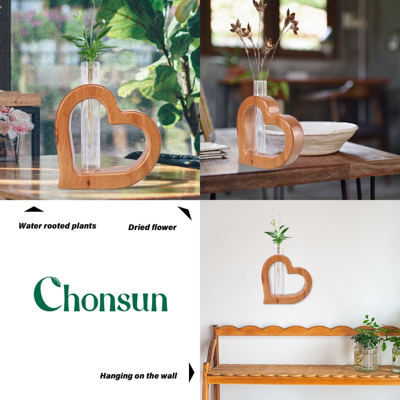 Chonsun Plant Propagation Stations Plant Terrariums Wall Hanging Planters Plant