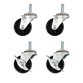 AIS CC-600 BK Caster (PP) Set of 4