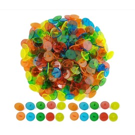 ZhangyiHot 100 Pcs Mixed Colors Plastic Round Golf Ball Position Markers for Golf and Baseball On-Course Accessories