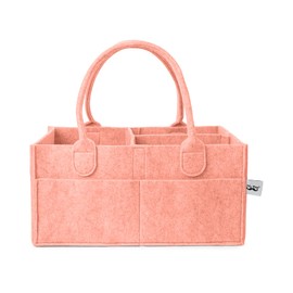 Mr. Pen- Baby Diaper Caddy Organizer, Coral, Baby Organizer, Car Diaper Caddy, Baby Caddy Organizer, Portable Diaper Caddy, Diaper Organizer for Changing Table, Baby Organizer for Nursery