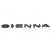 Sienna OVERLAY Rear Liftgate Matte Black SIENNA Letter Logo Emblem