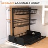 2 Pack Under Sink Organizers and Storage, Height Adjustable(13''-22'') 2