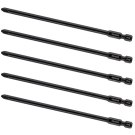 5 x Rennie Tools 141mm Long PH2 Compatible with Makita 6834 Autofeed Collated Drywall Screwdriver Gun Bit Heavy Duty Phillips No.2
